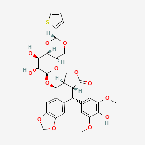 Chemical structure of Teniposide
