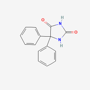 Chemical structure of Phenytoin