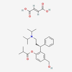 Chemical structure of Fesoterodine Fumarate