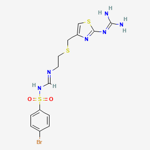 Chemical structure of Ebrotidine