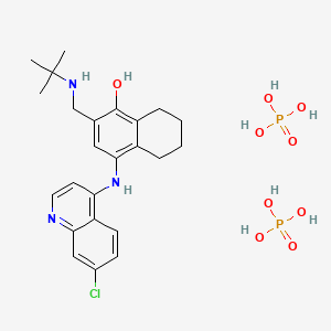Chemical structure of Naphthoquine phosphate
