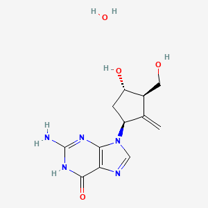 Chemical structure of Entecavir Hydrate