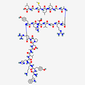 Chemical structure of Neuropeptide W-23 (human)