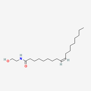 Chemical structure of Oleylethanolamide