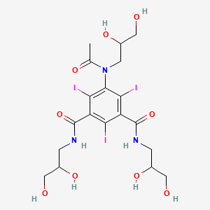 Chemical structure of Iohexol