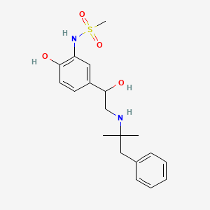 Chemical structure of Zinterol hydrochloride