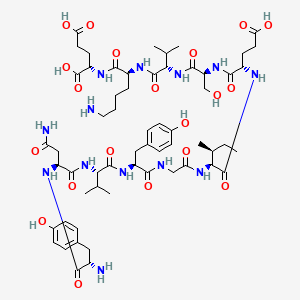 Chemical structure of pep2-SVKE