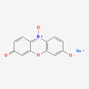 Chemical structure of Sodium resazurin