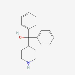 Chemical structure of Azacyclonol