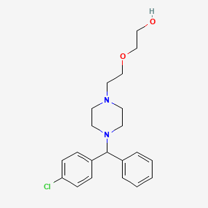 Chemical structure of Hydroxyzine