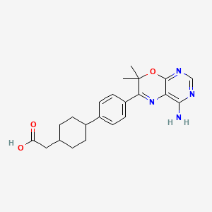 Chemical structure of DGAT-1 inhibitor