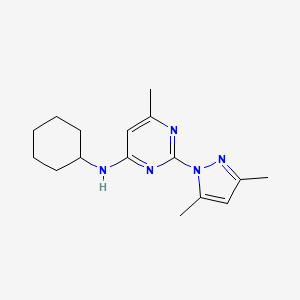 Chemical structure of CyPPA