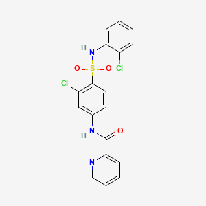 Chemical structure of VU 0364439