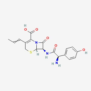 Chemical structure of Cefprozil
