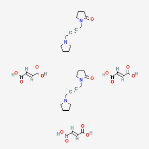 Chemical structure of Oxotremorine sesquifumarate