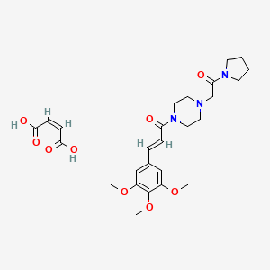 Chemical structure of Cinepazide maleate