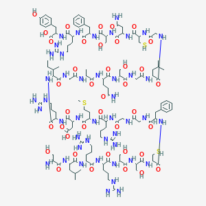 Chemical structure of Atrial natriuretic factor (1-28) (human, porcine)