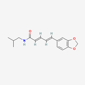 Chemical structure of Piperlonguminine