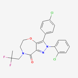 Chemical structure of PF 514273