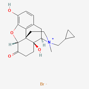 Chemical structure of Methylnaltrexone Bromide