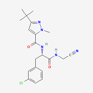 Chemical structure of Cathepsin Inhibitor 1