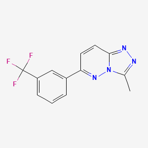 Chemical structure of CL 218872