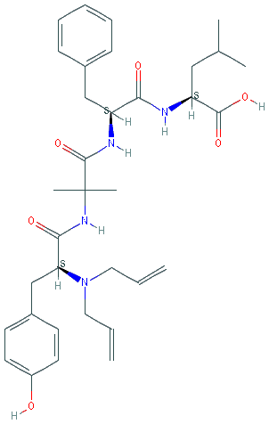 Chemical structure of ICI 174,864