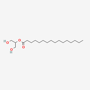Chemical structure of 2-Palmitoylglycerol