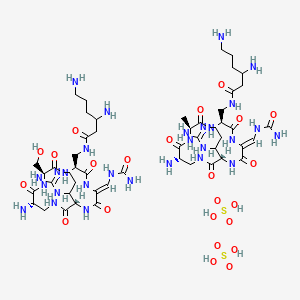 Chemical structure of Capreomycin Sulfate