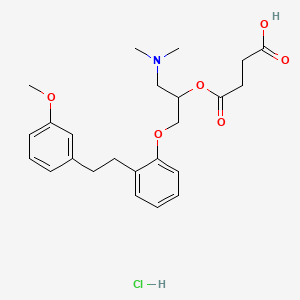 Chemical structure of Sarpogrelate hydrochloride