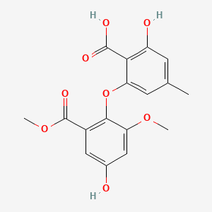 Chemical structure of Asterric Acid