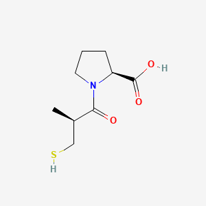 Chemical structure of Captopril