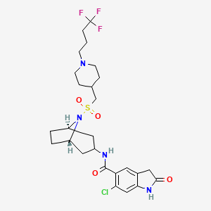 Chemical structure of EPZ031686