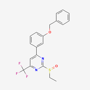 Chemical structure of BETP