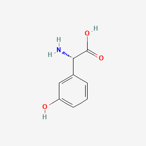 Chemical structure of (S)-3-Hydroxyphenylglycine