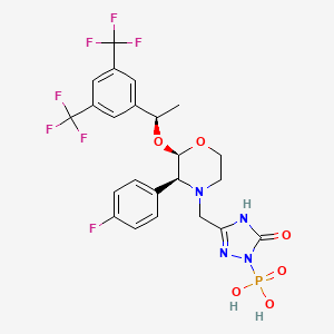 Chemical structure of Fosaprepitant