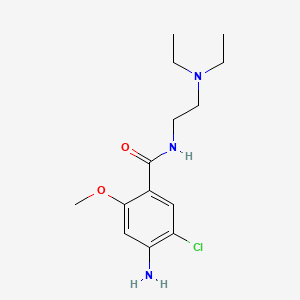 Chemical structure of Metoclopramide