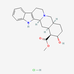 Chemical structure of Rauwolscine hydrochloride
