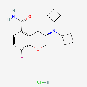 Chemical structure of NAD 299 hydrochloride