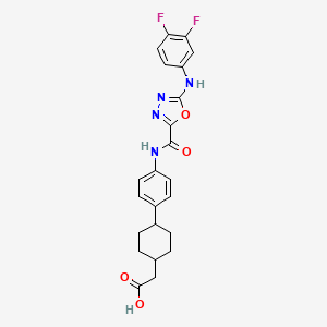 Chemical structure of AZD 3988