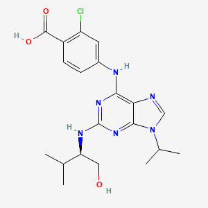 Chemical structure of Purvalanol B