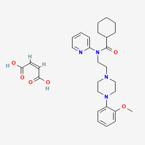 Chemical structure of WAY-100635 maleate salt