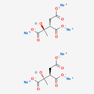 Chemical structure of DL-threo-2-methylisocitrate sodium