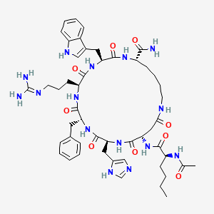 Chemical structure of Melanotan II
