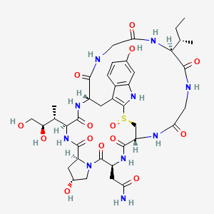 Chemical structure of α-Amanitin