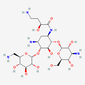 Chemical structure of Amikacin