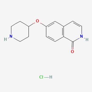 Chemical structure of SAR407899 hydrochloride