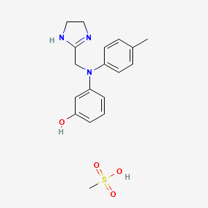 Chemical structure of Phentolamine Mesylate