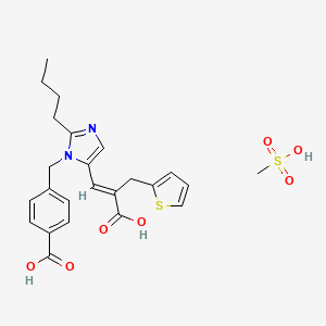 Chemical structure of Eprosartan Mesylate