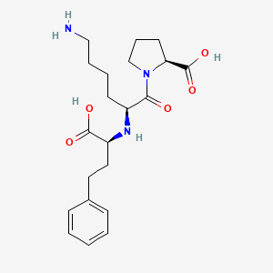 Chemical structure of Lisinopril